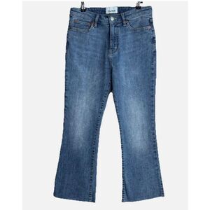 DU/ER Jeans Blue Cropped Bootcut Flare Medium Wash Women's 27x29